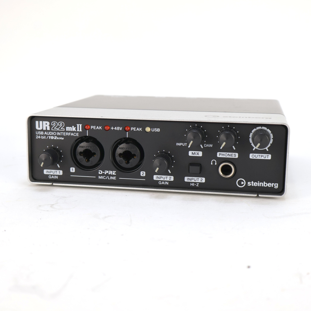 【中古】 オーディオインターフェイス Steinberg UR22mkII スタインバーグ USBオーディオインターフェース UR22 mk2 詳細画像