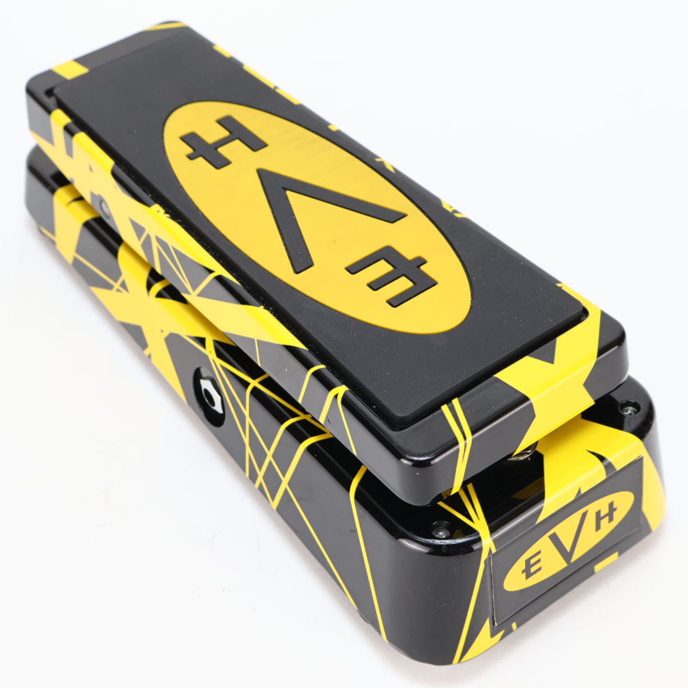 【中古】 ワウペダル JIM DUNLOP EVH-95 ギターエフェクター EDDIE VAN HALEN SINGNATURE WAH WAH 本体画像 斜め