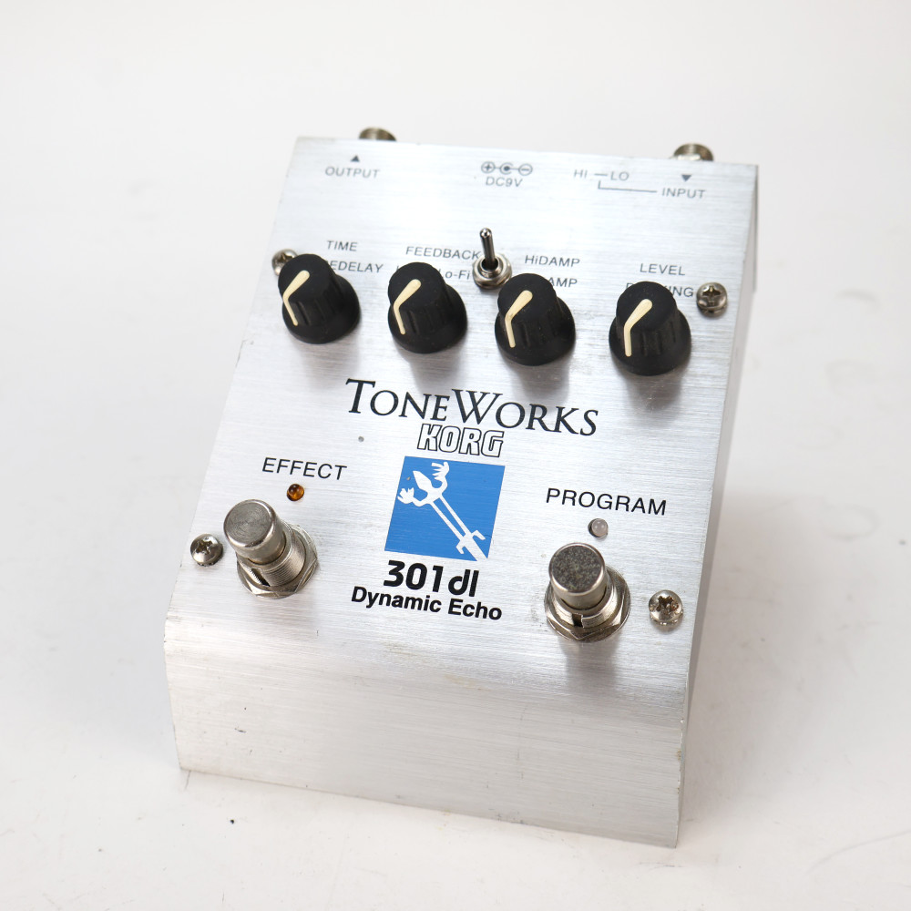 【中古】 ダイナミックエコー エフェクター KORG TONEWORKS 301dl Dynamic Echo エコー ディレイ ギターエフェクター