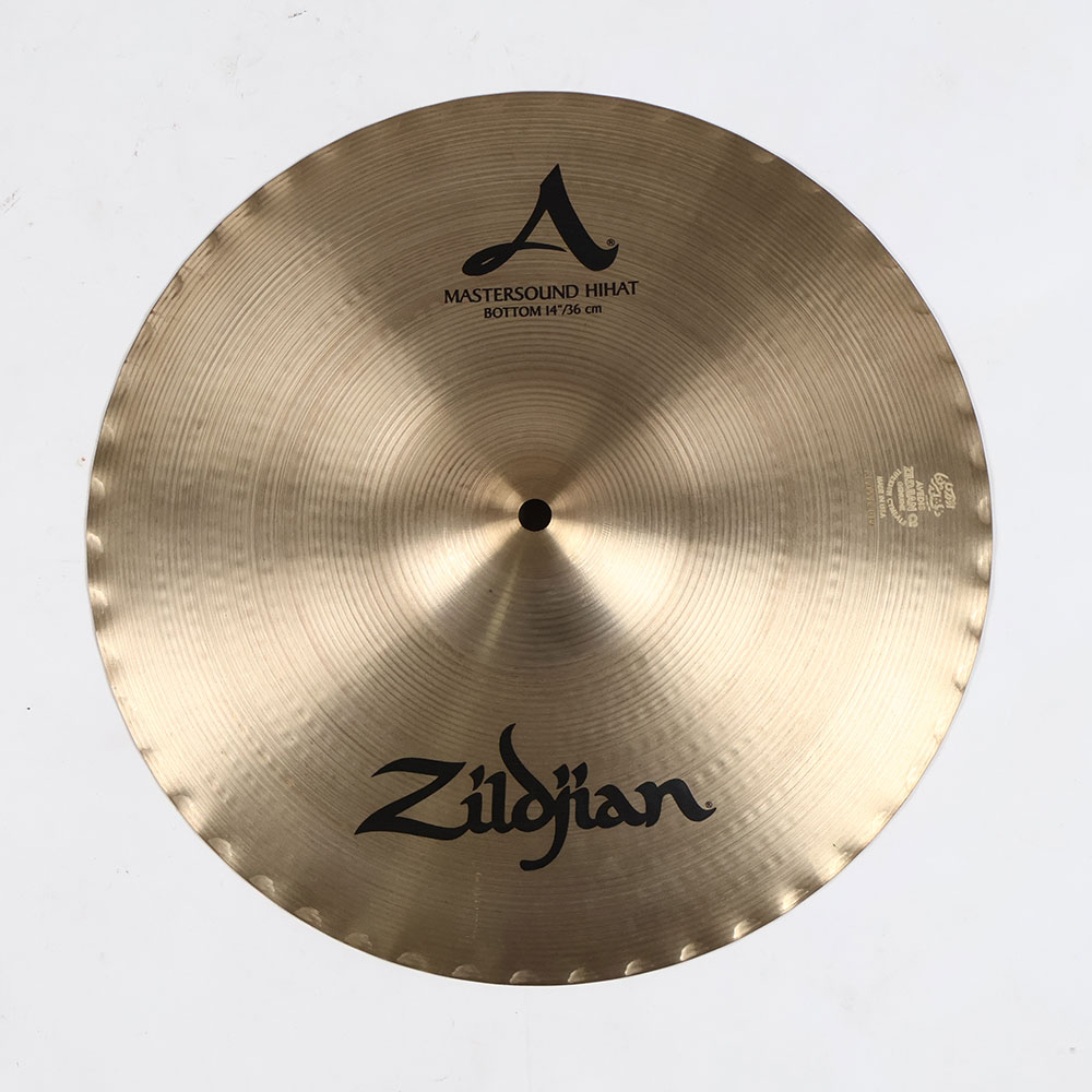 【中古】 ハイハットシンバル ボトムのみ ジルジャン ZILDJIAN A ZILDJIAN MASTERSOUND HIHAT BOTTOM 14インチ