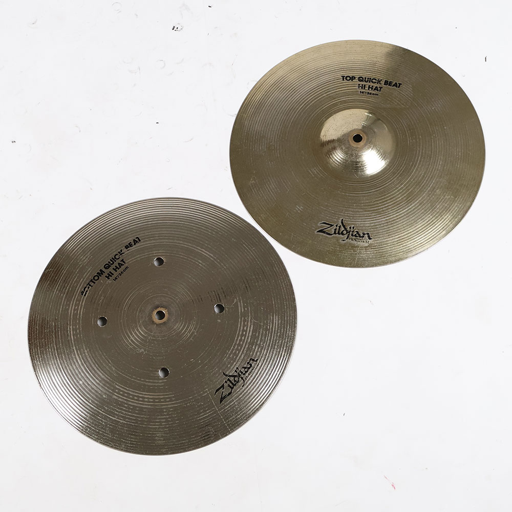 【中古】 ハイハットシンバル ジルジャン ZILDJIAN A Zildjian QUICK BEAT HIHAT 14インチ ペア