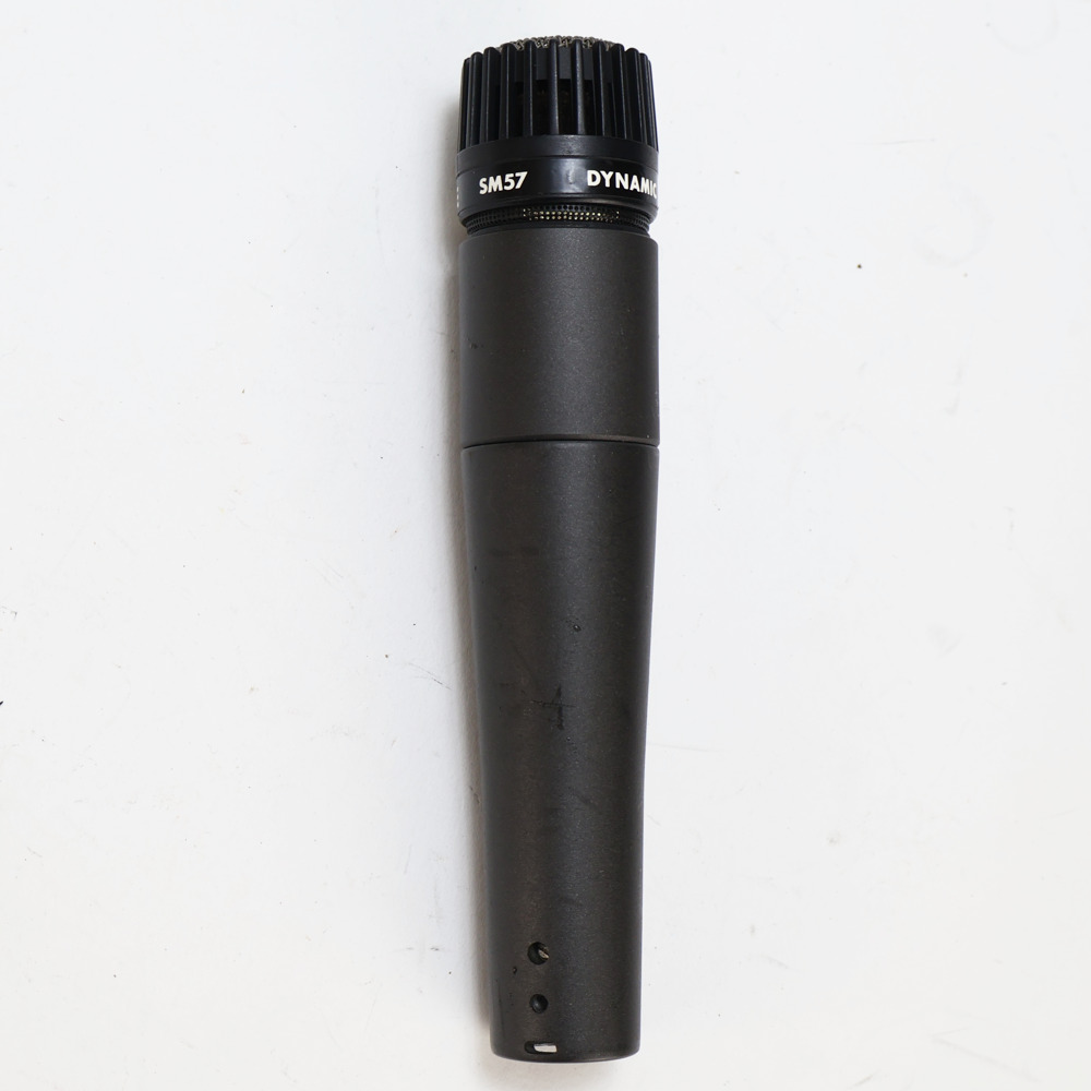 【中古】 マイク ダイナミックマイク 楽器用 SHURE SM57 シュアー 57 ゴーナナ シュア 裏面