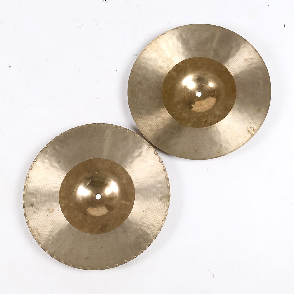 【中古】 ハイハットシンバル ジルジャン ZILDJIAN K.Zildjian K Custom Hybrid HiHats Pair 13 1/4インチ ペア 裏面