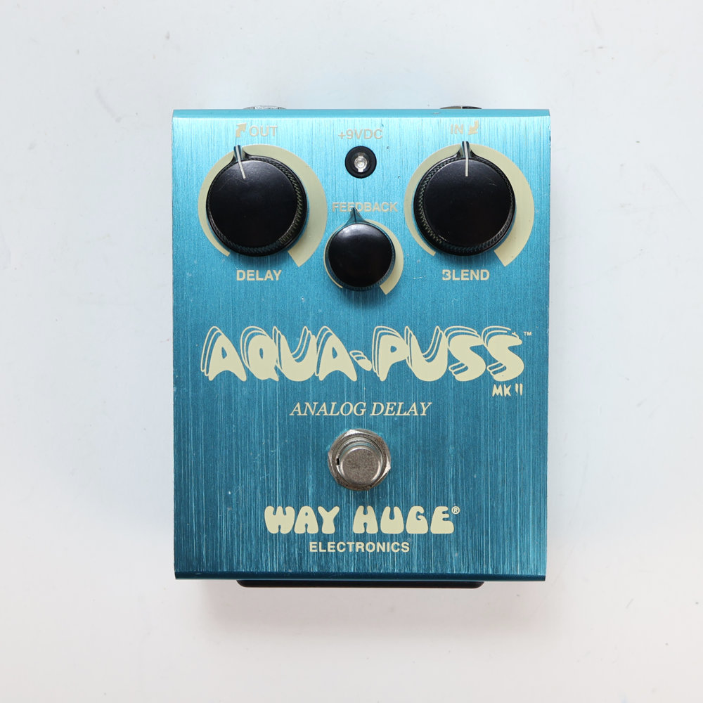 【中古】 ディレイ WAY HUGE ウェイヒュージ WHE-701 AQUA-PUSS MkII ギターエフェクター ANALOG DELAY アナログディレイ