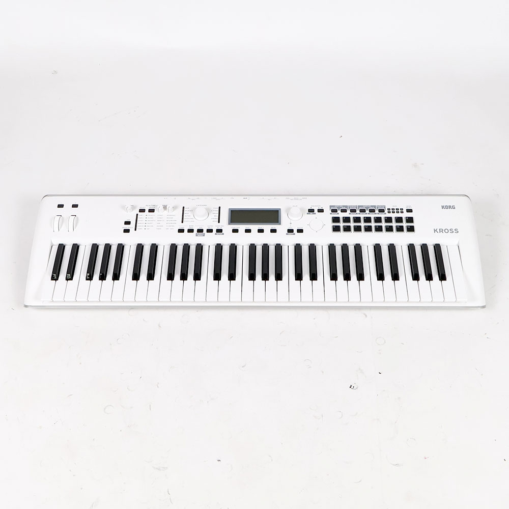 【中古】 シンセサイザー KORG KROSS2-61-WH 正面