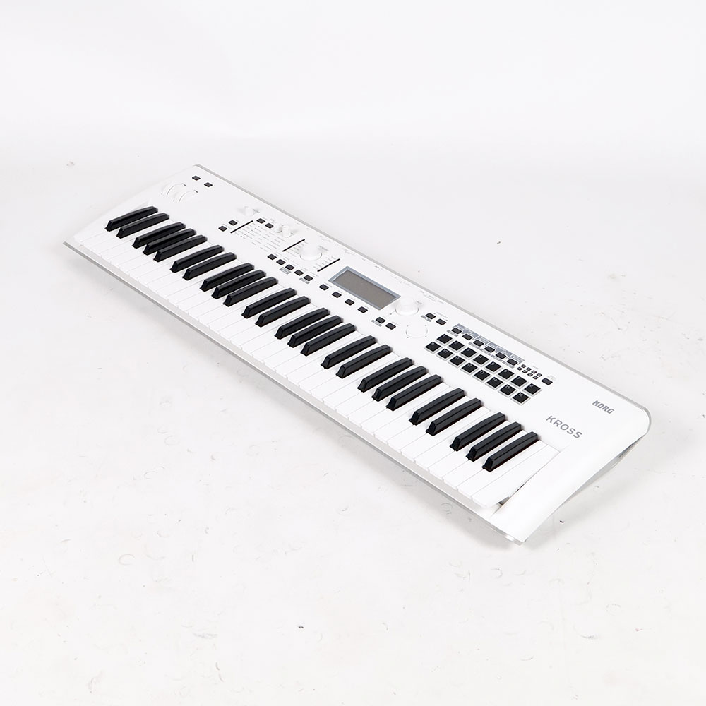 【中古】 シンセサイザー KORG KROSS2-61-WH 全体