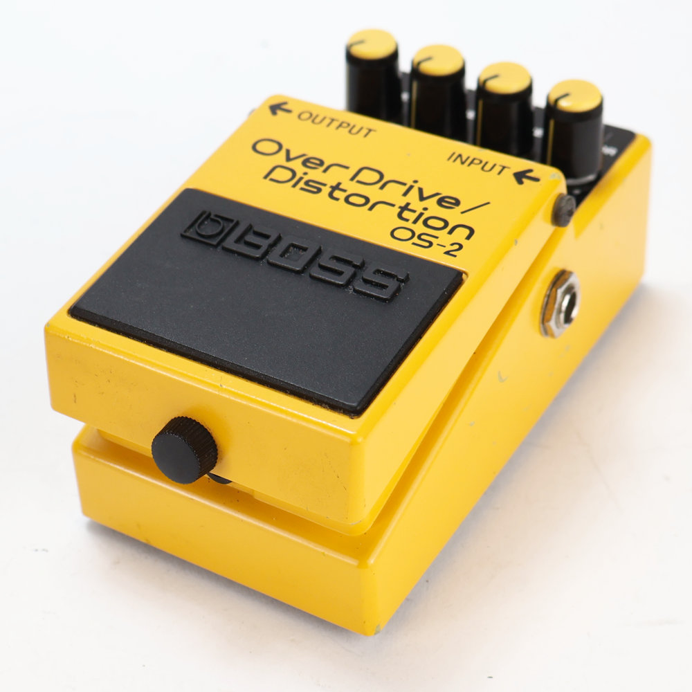 【中古】オーバードライブ ディストーション エフェクター BOSS OS-2 OverDrive Distortion ギターエフェクター 側面