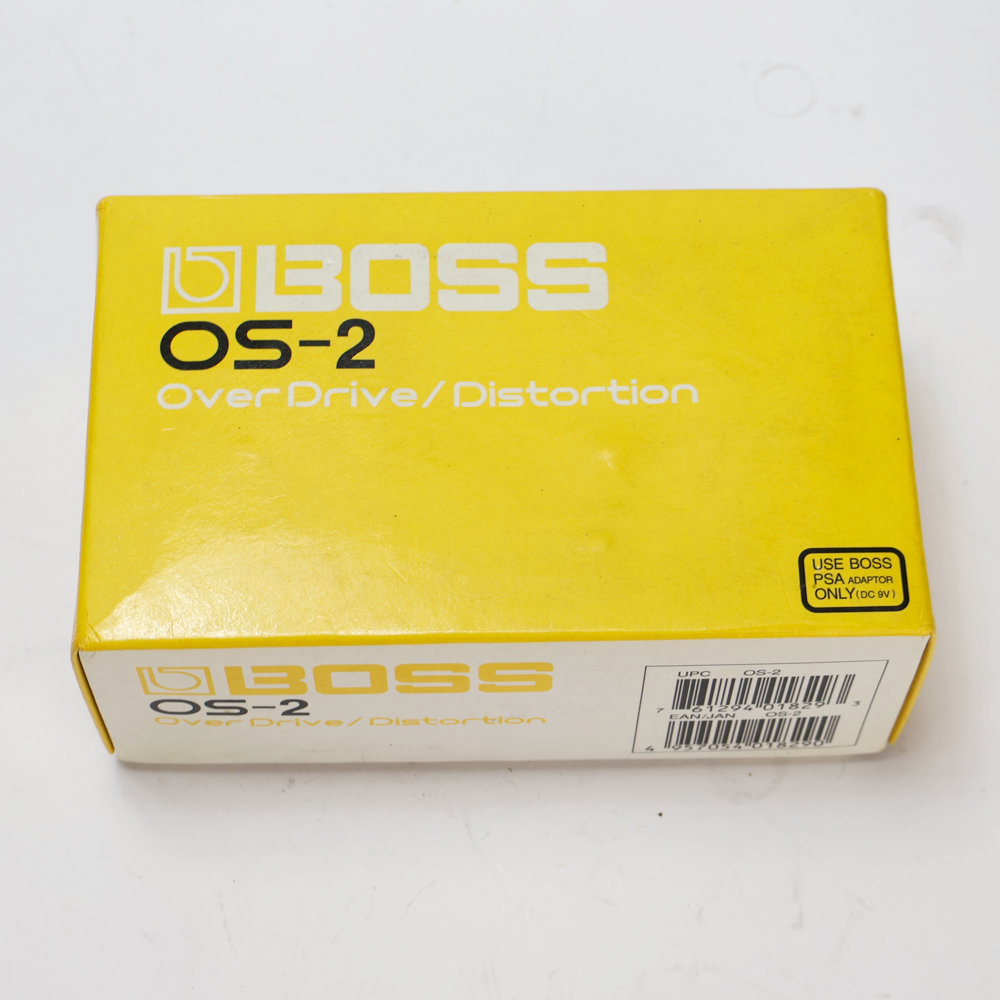 【中古】オーバードライブ ディストーション エフェクター BOSS OS-2 OverDrive Distortion ギターエフェクター 付属品