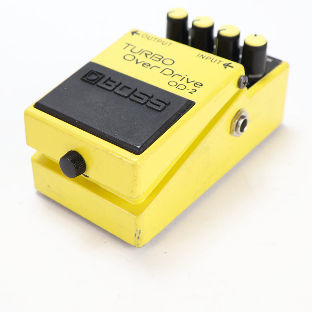 【中古】ターボオーバードライブ エフェクター BOSS OD-2 TURBO OverDrive ボス ギターエフェクター 側面