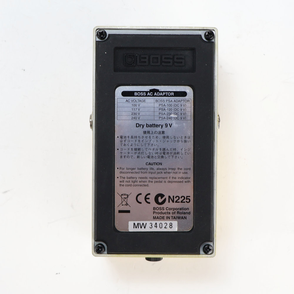 【中古】 ベースオーバードライブ エフェクター BOSS ODB-3 Bass OverDrive ベースエフェクター 裏面