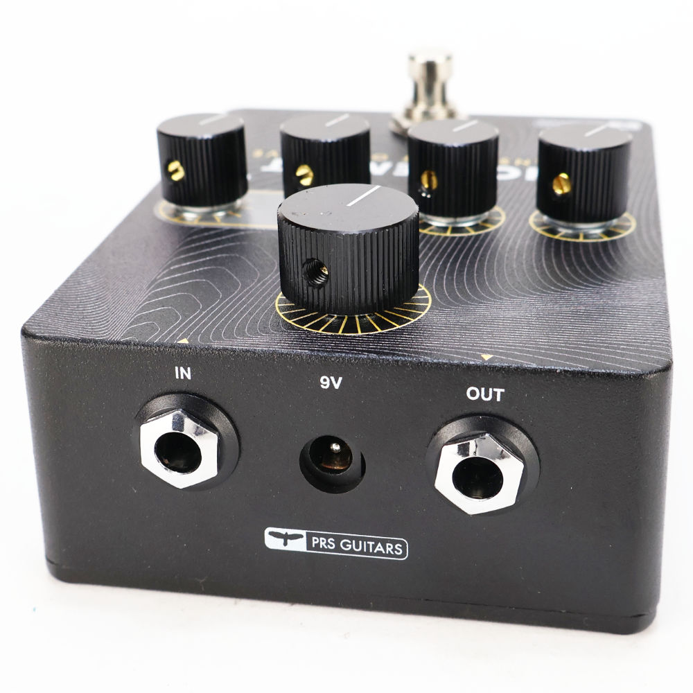 【中古】 エフェクター PRS HORSEMEAT TRANSPARENT OVERDRIVE Paul Reed Smith オーバードライブ ホースミート ポールリードスミス 本体画像 斜め