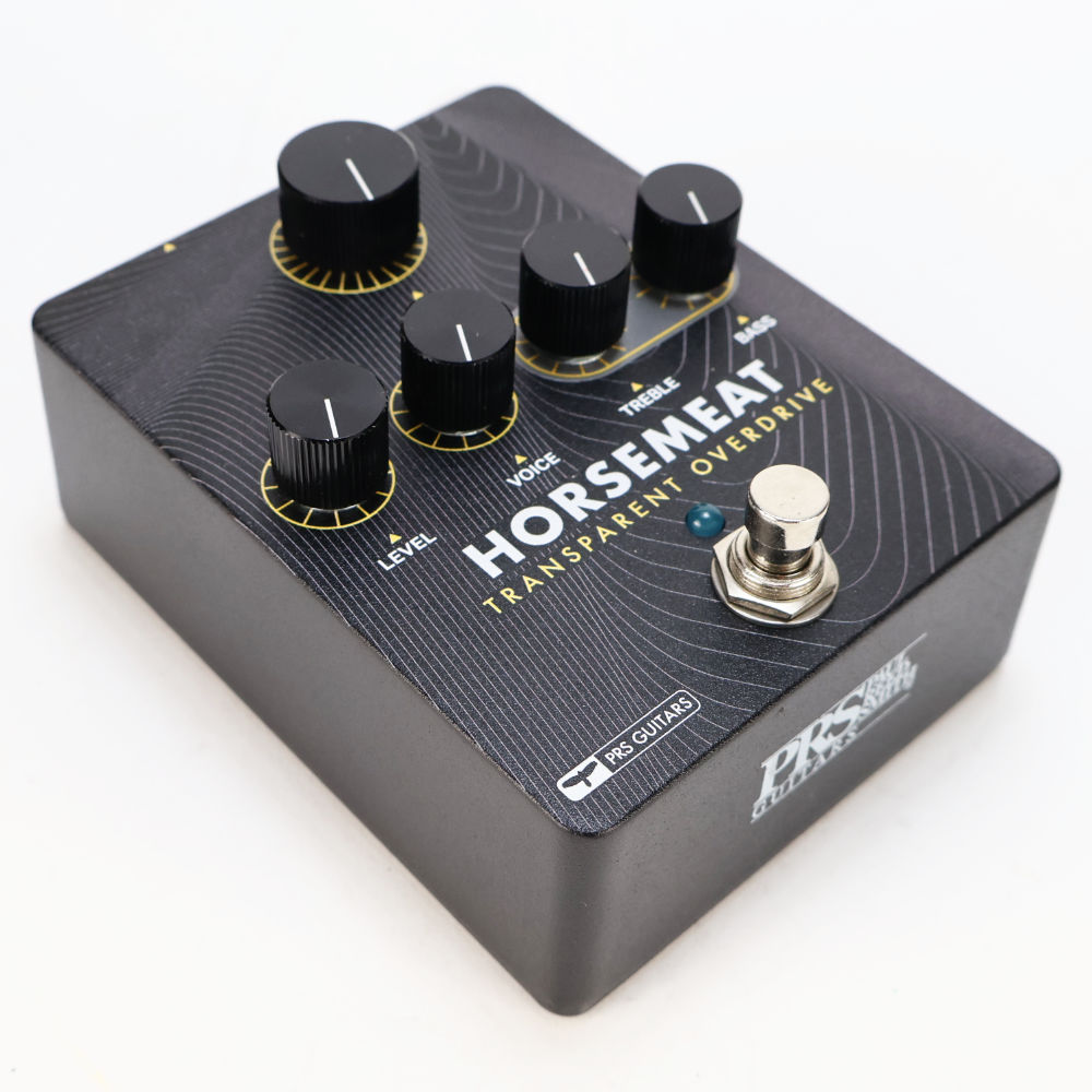 【中古】 エフェクター PRS HORSEMEAT TRANSPARENT OVERDRIVE Paul Reed Smith オーバードライブ ホースミート ポールリードスミス 本体画像 斜め 2