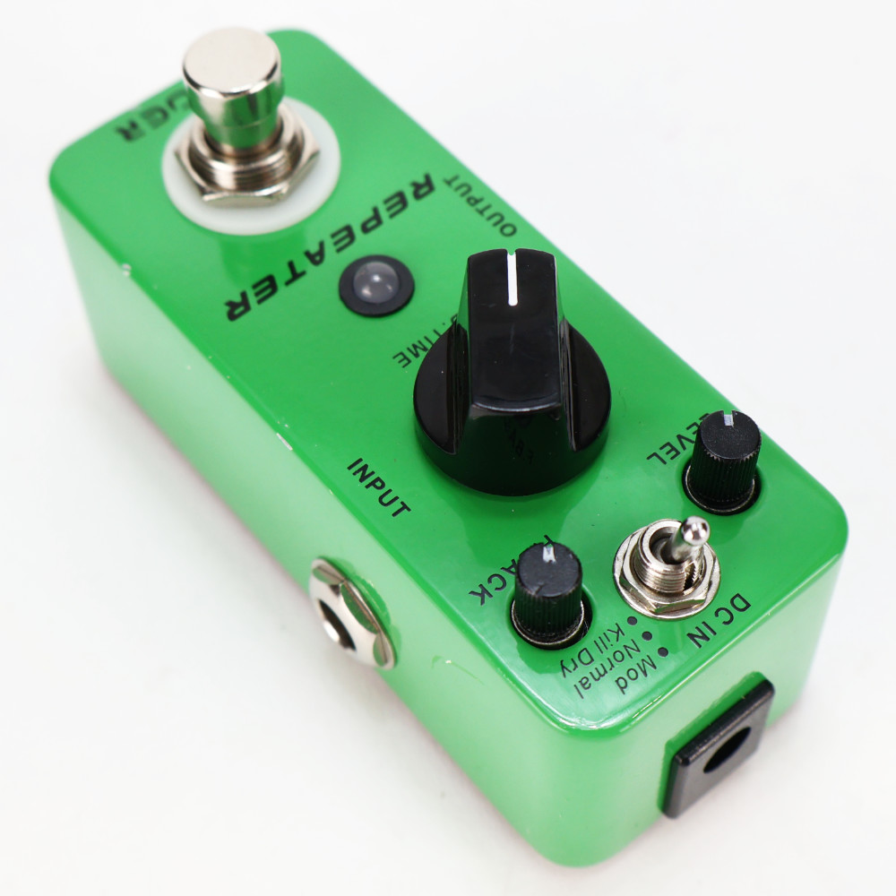 【中古】 Mooer Repeater ディレイ エフェクター ムーア 本体画像 斜め