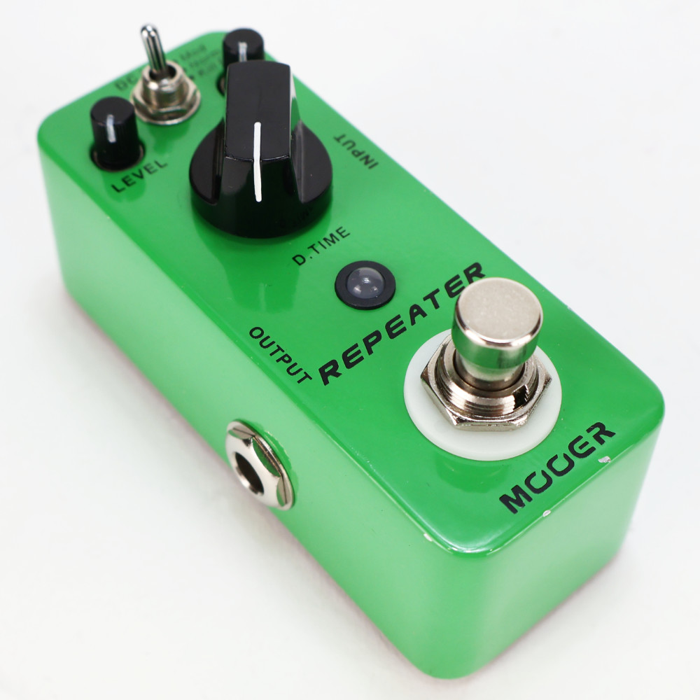 【中古】 Mooer Repeater ディレイ エフェクター ムーア 本体画像 斜め 2