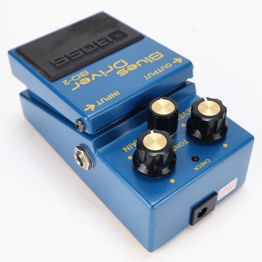 【中古】 ブルースドライバー エフェクター BOSS BD-2 Blues Driver ギターエフェクター オーバードライブ ブルドラ 本体画像 斜め