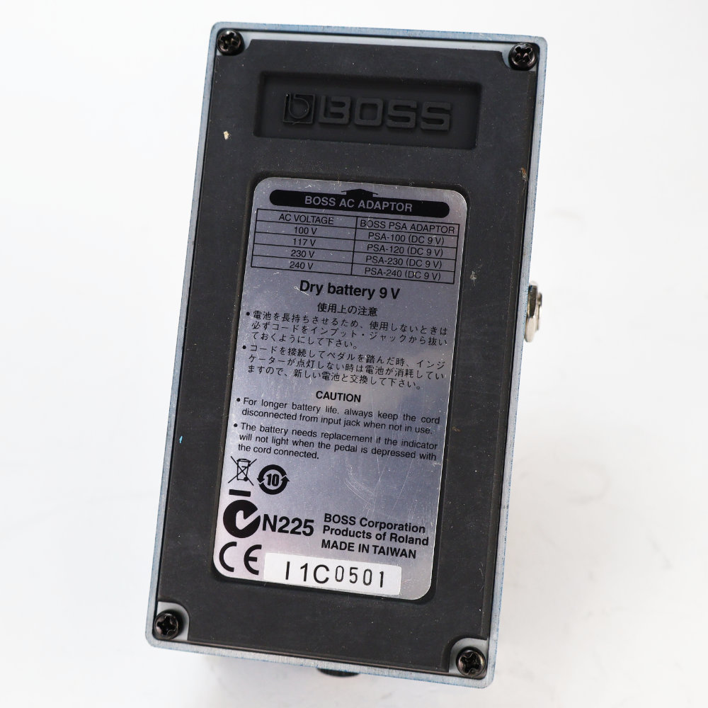 【中古】 ブルースドライバー エフェクター BOSS BD-2 Blues Driver ギターエフェクター オーバードライブ ブルドラ 本体画像 裏