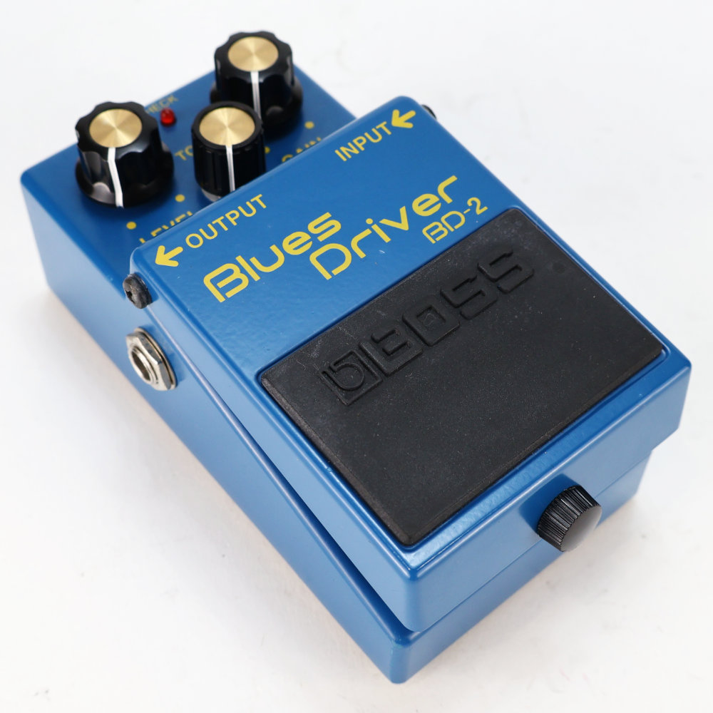 【中古】 ブルースドライバー エフェクター BOSS BD-2 Blues Driver ギターエフェクター オーバードライブ ブルドラ 本体画像 斜め 2