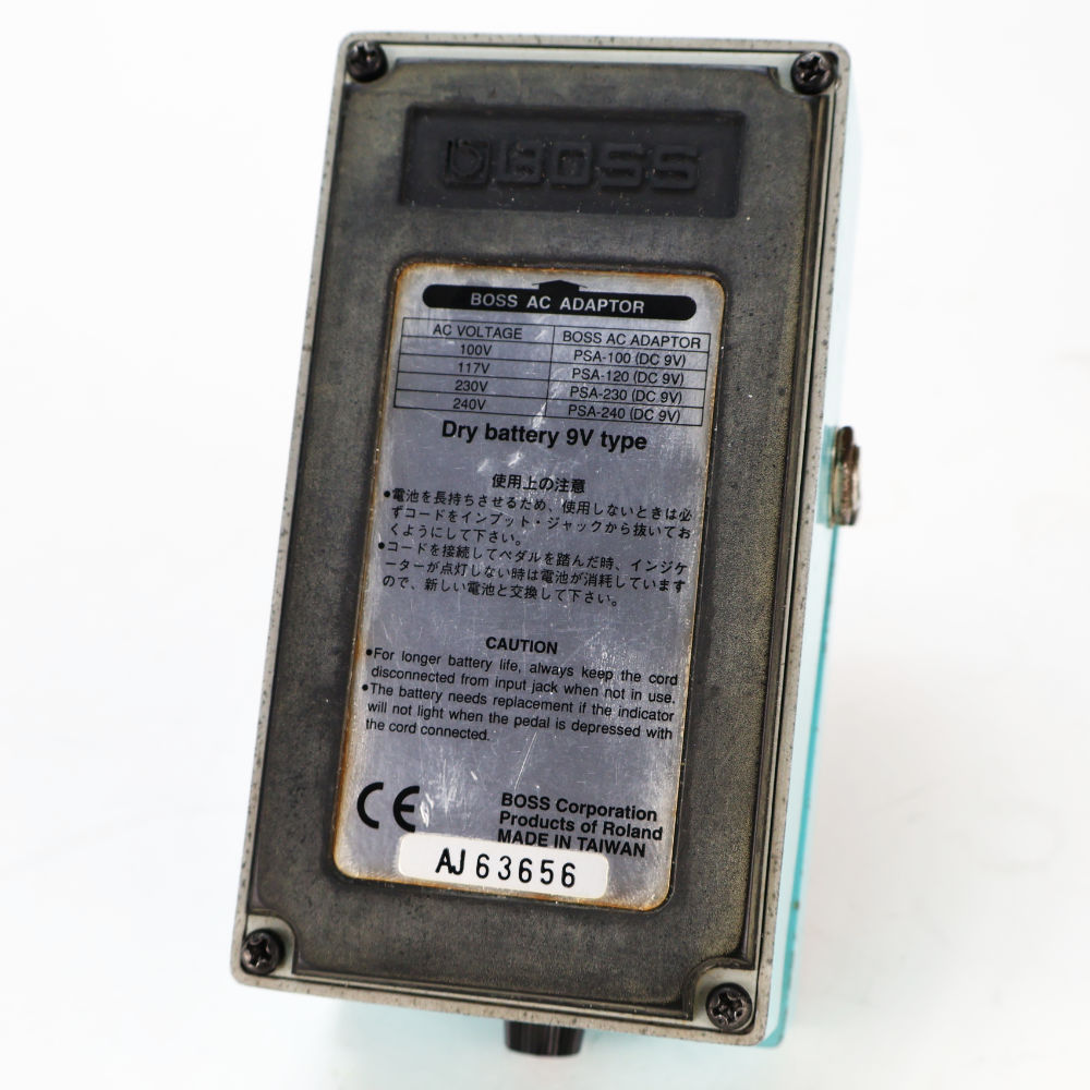 【中古】 リミッター エフェクター BOSS LMB-3 Bass Limiter Enhancer ベースエフェクター リミッターエンハンサー 本体画像 裏