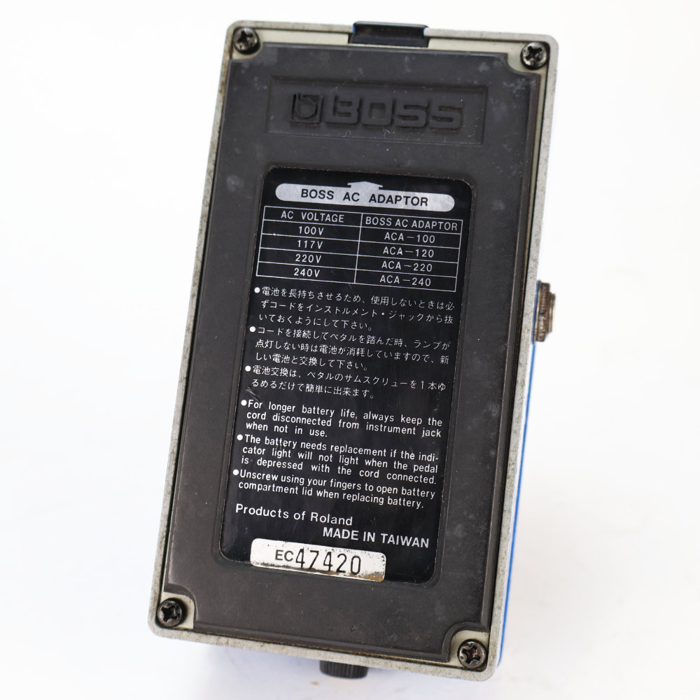 【中古】コンプレッサー エフェクター BOSS CS-3 Compression Sustainer ギターエフェクター 本体画像 裏