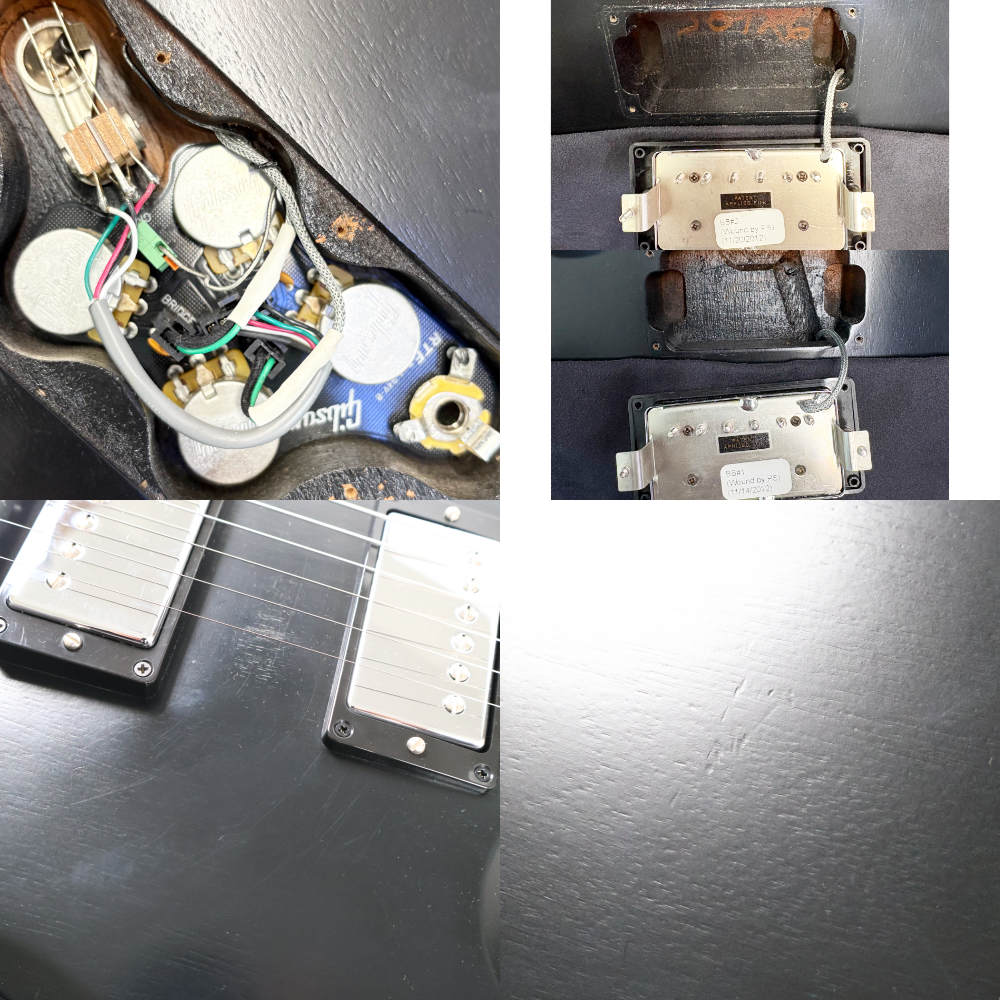【中古】 エレキギター Gibson 60’s Tribute Ebony 2013年製 ギブソン SG 60s トリビュート BusrtBuckerピックアップ搭載 付属品画像