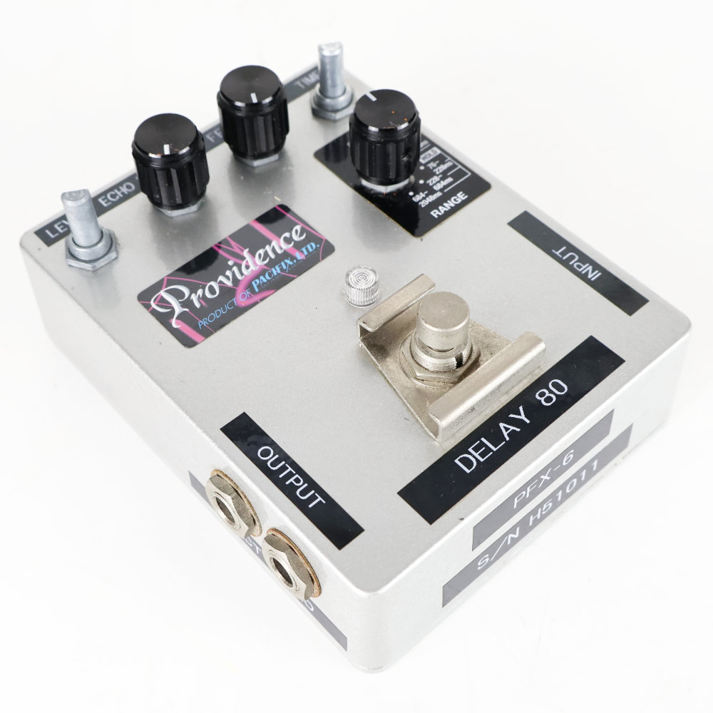 【中古】 デジタルディレイ Providence プロビデンス DELAY 80 PFX-6 ギターエフェクター 本体画像 斜め 2