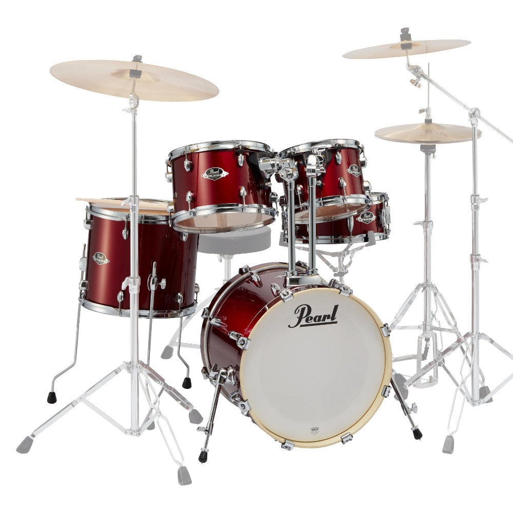 Pearl パール EXX785P/C #760 バーガンディ シェルパック EXPORT ジュニアサイズ ドラムセット
