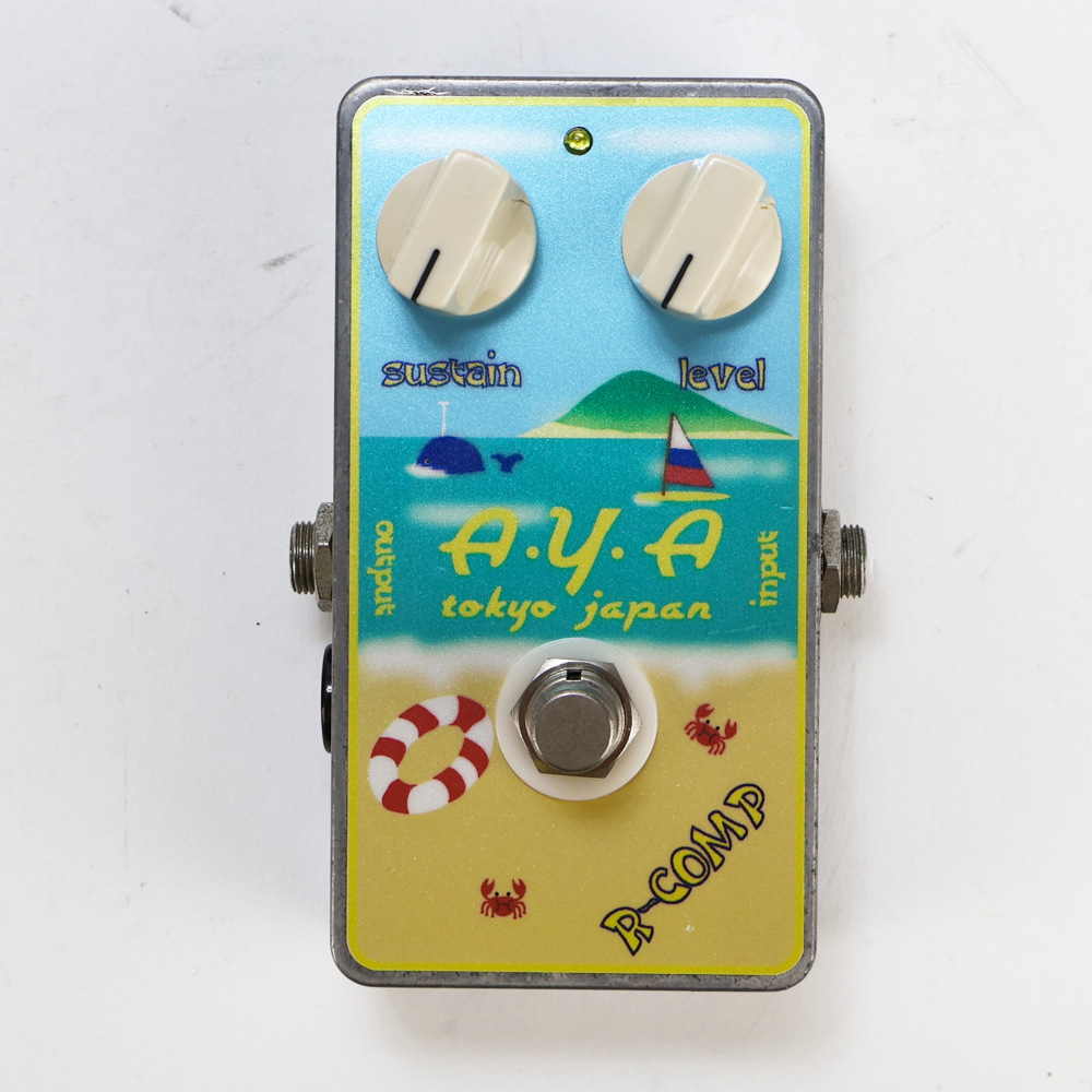 【中古】 コンプレッサー エフェクター A.Y.A tokyo japan R-COMP 2006年製 ギターエフェクター