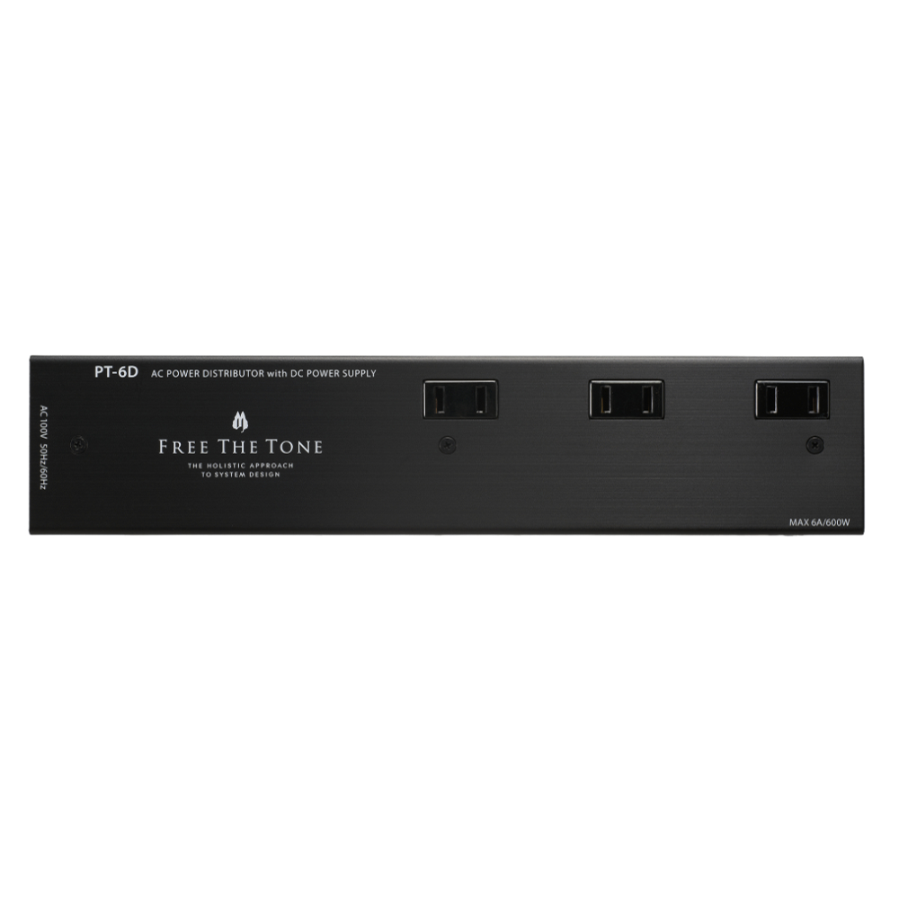 Free The Tone PT-6D AC POWER DISTRIBUTOR with DC POWER SUPPLY パワーサプライ 表