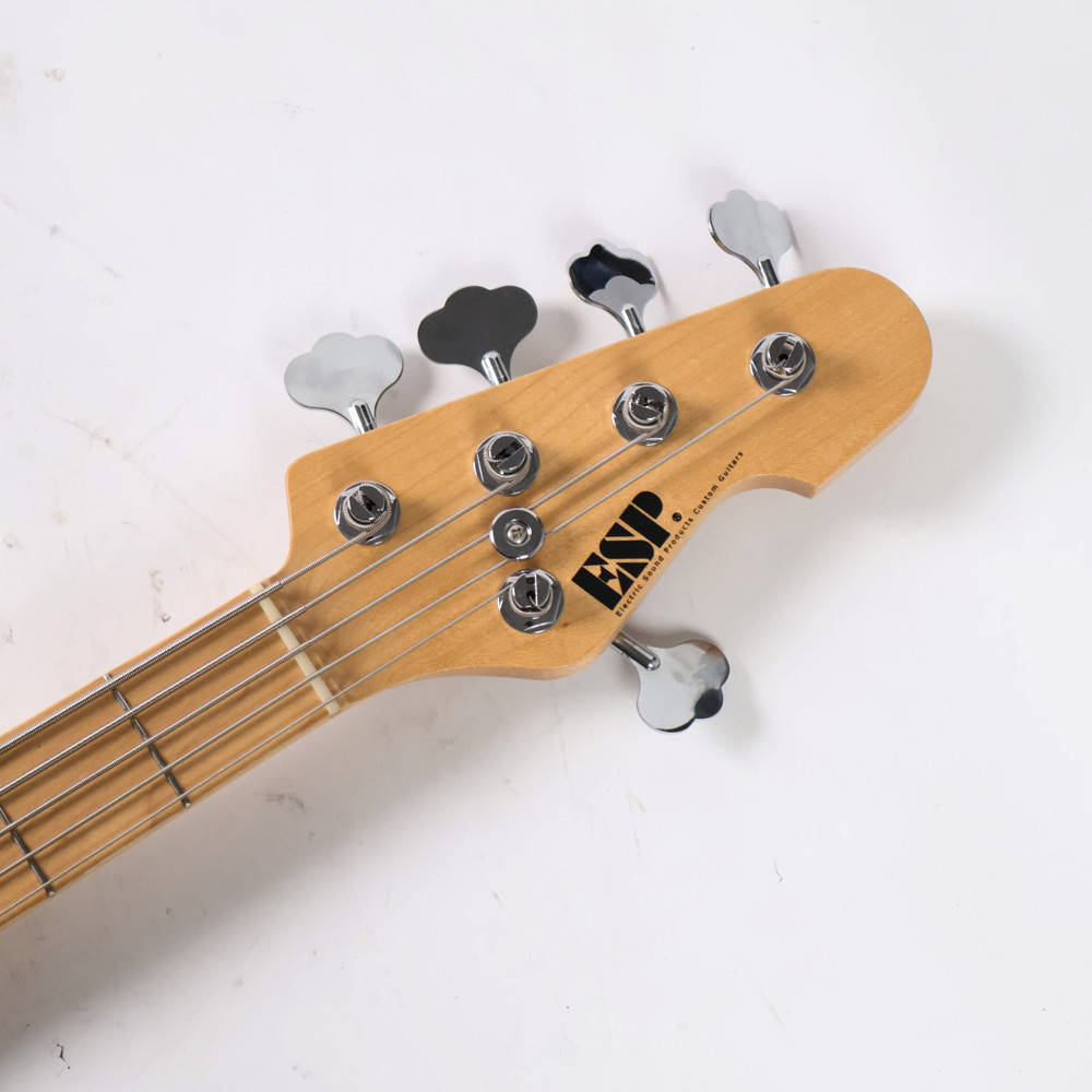 【中古】エレキベース 5弦ベース ESP AP-SL5 Maple FingerBoard See Thru Red 2019年製 35インチ スーパーロングスケール ヘッド