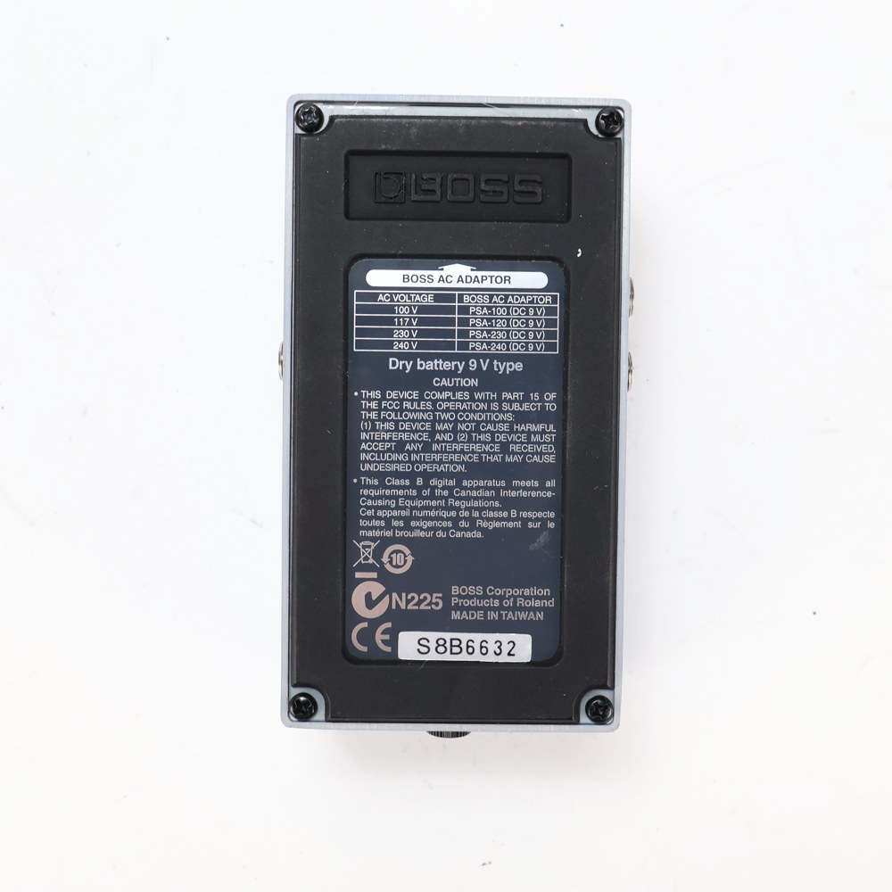 【中古】スーパーコーラス エフェクター BOSS CH-1 Super Chorus ギターエフェクター コーラス 裏面