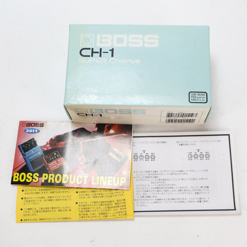 【中古】スーパーコーラス エフェクター BOSS CH-1 Super Chorus ギターエフェクター コーラス 付属品