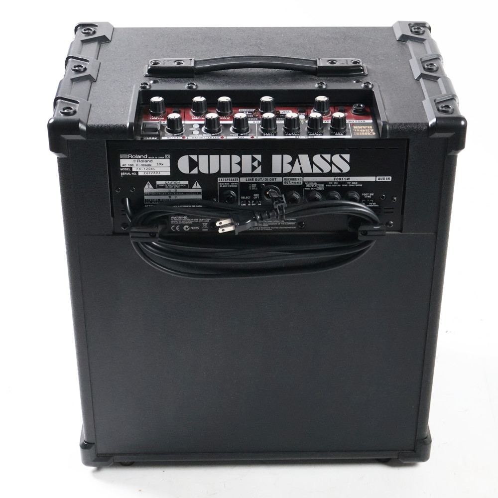 【中古】 ベースアンプ Roland CUBE-120XL BASS Bass Amplifier CB-120XL 背面