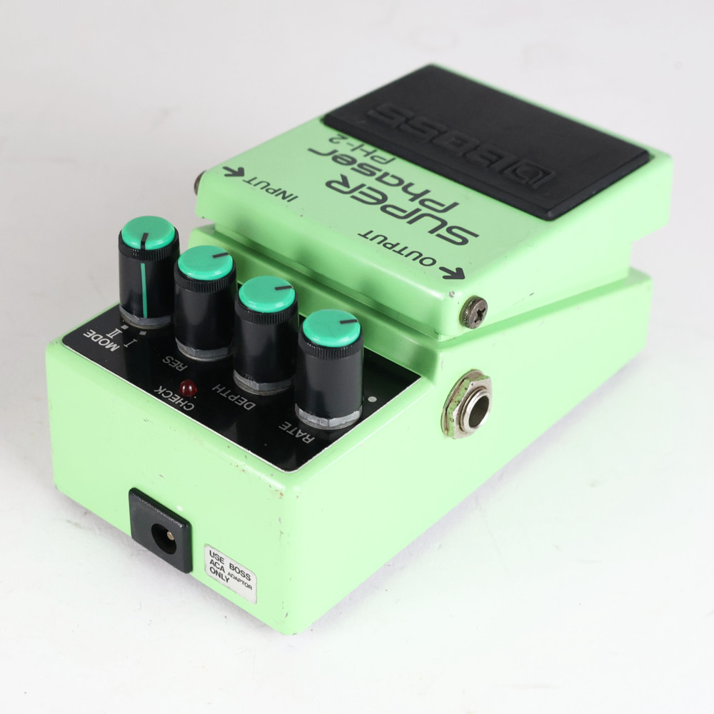 【中古】 スーパーフェイザー エフェクター BOSS PH-2 SUPER Phaser Made in Japan ボス ギターエフェクター 側面