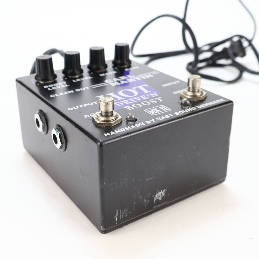 【中古】 オーバードライブ ブースター エフェクター CARL MARTIN カールマーチン Hot Drive’n Boost Mk2 ギターエフェクター 側面