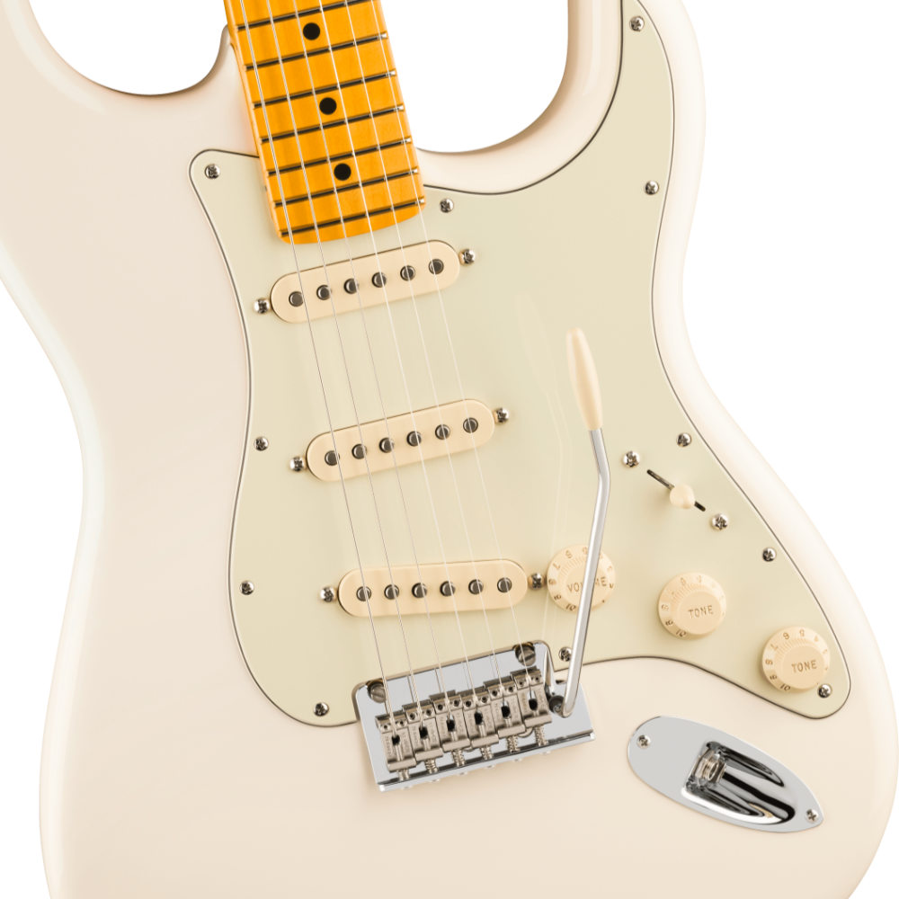 Fender フェンダー American Professional Stratocaster MN Olympic White エレキギター ストラトキャスター ボディ画像