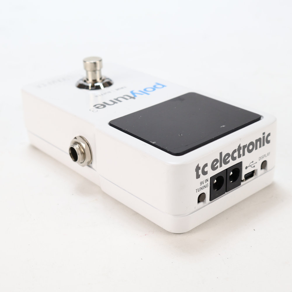 【中古】 チューナー tc electronic PolyTune 3 バッファー内蔵 ポリフォニックチューナー ポリチューン ペダルチューナー 側面