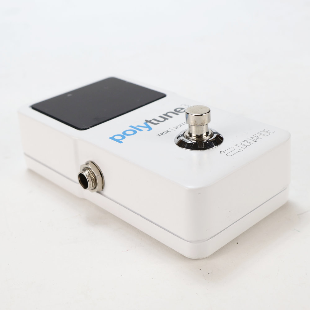 【中古】 チューナー tc electronic PolyTune 3 バッファー内蔵 ポリフォニックチューナー ポリチューン ペダルチューナー 側面