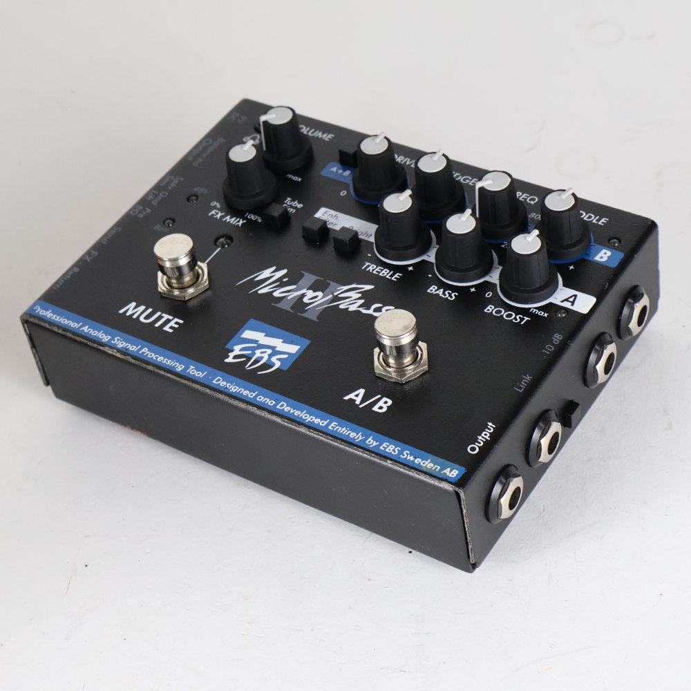 【中古】 ベースプリアンプ EBS Micro Bass II 全体