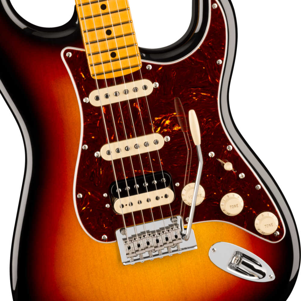 Fender フェンダー American Professional Stratocaster HSS MN 3-Color Sunburst エレキギター ストラトキャスター ボディ画像