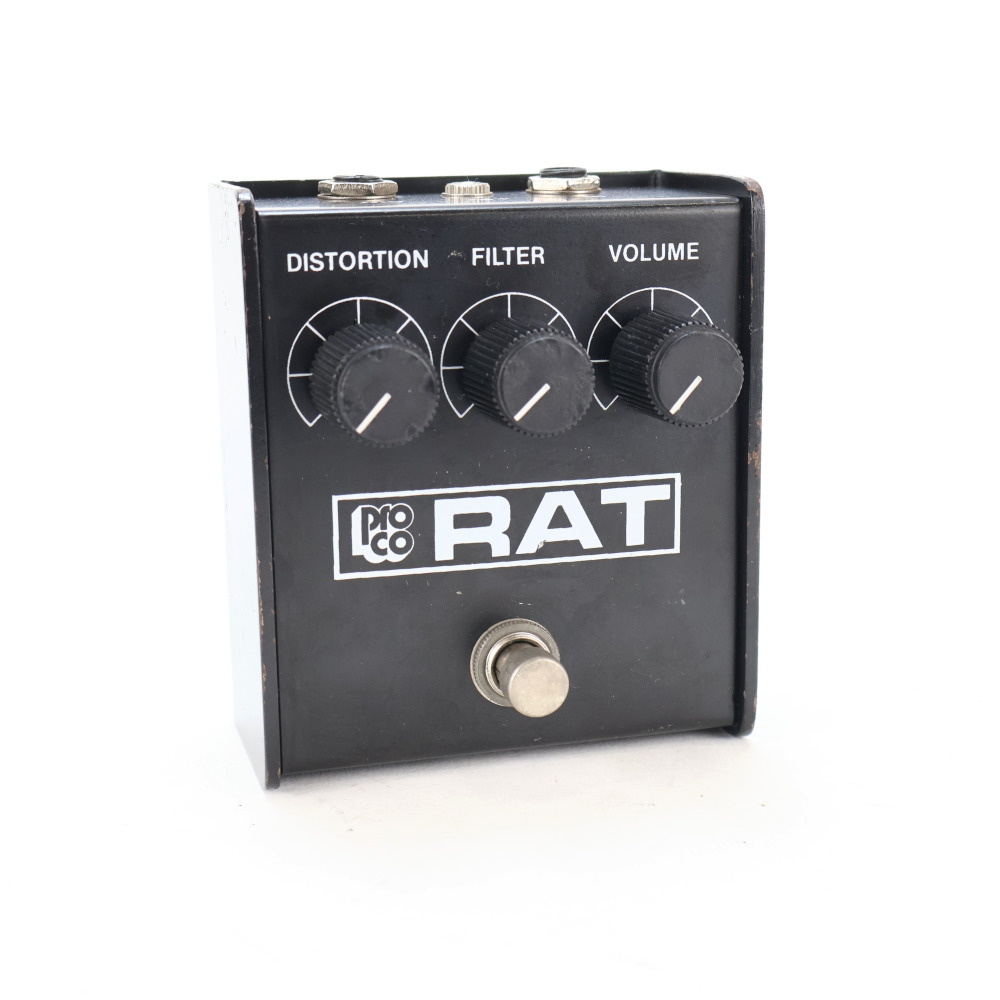 【中古】 ディストーション PROCO RAT 1 Black Face エフェクター プロコ ラット 1987年製