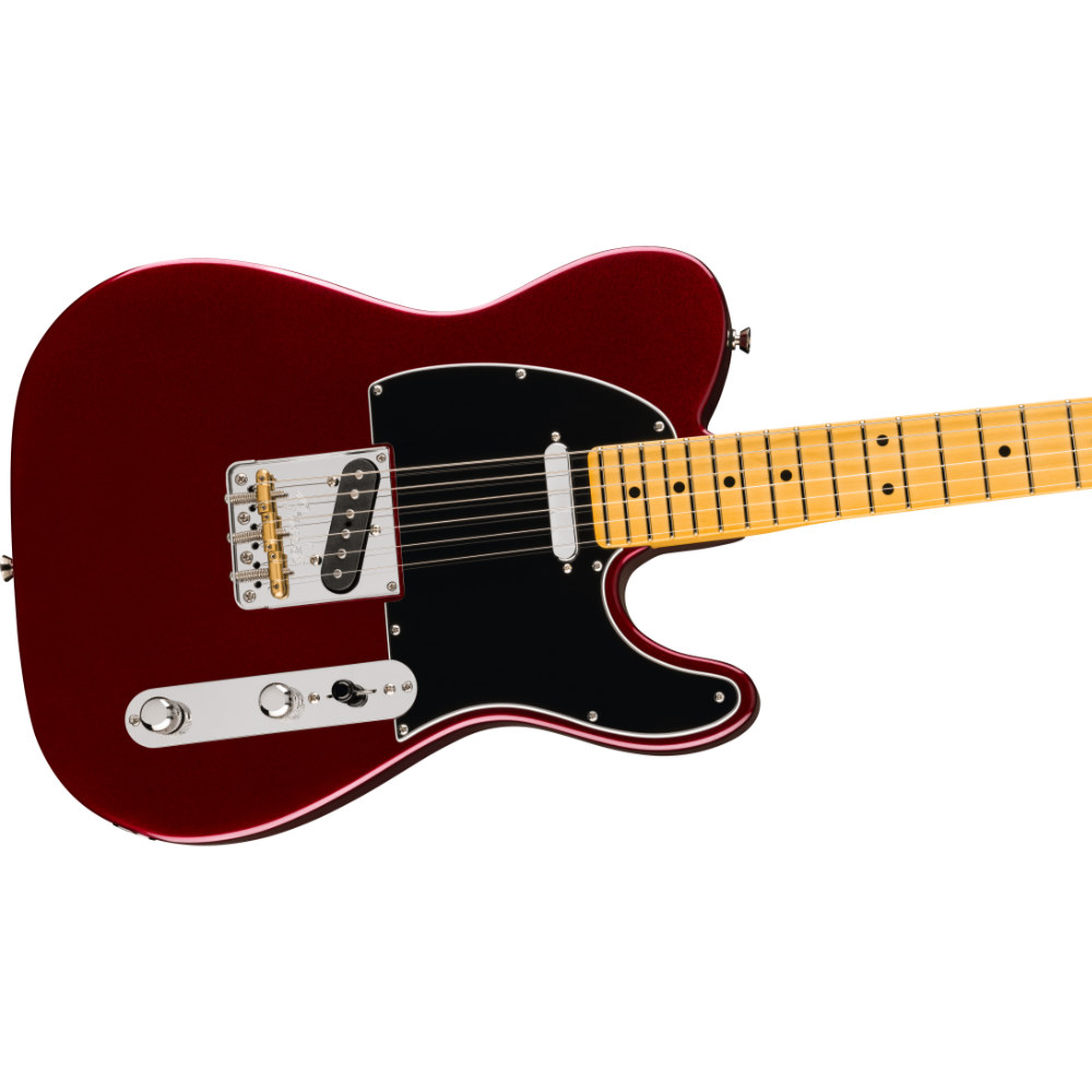 Fender フェンダー American Professional Telecaster MN Oxblood エレキギター テレキャスター ボディ斜めアングル画像