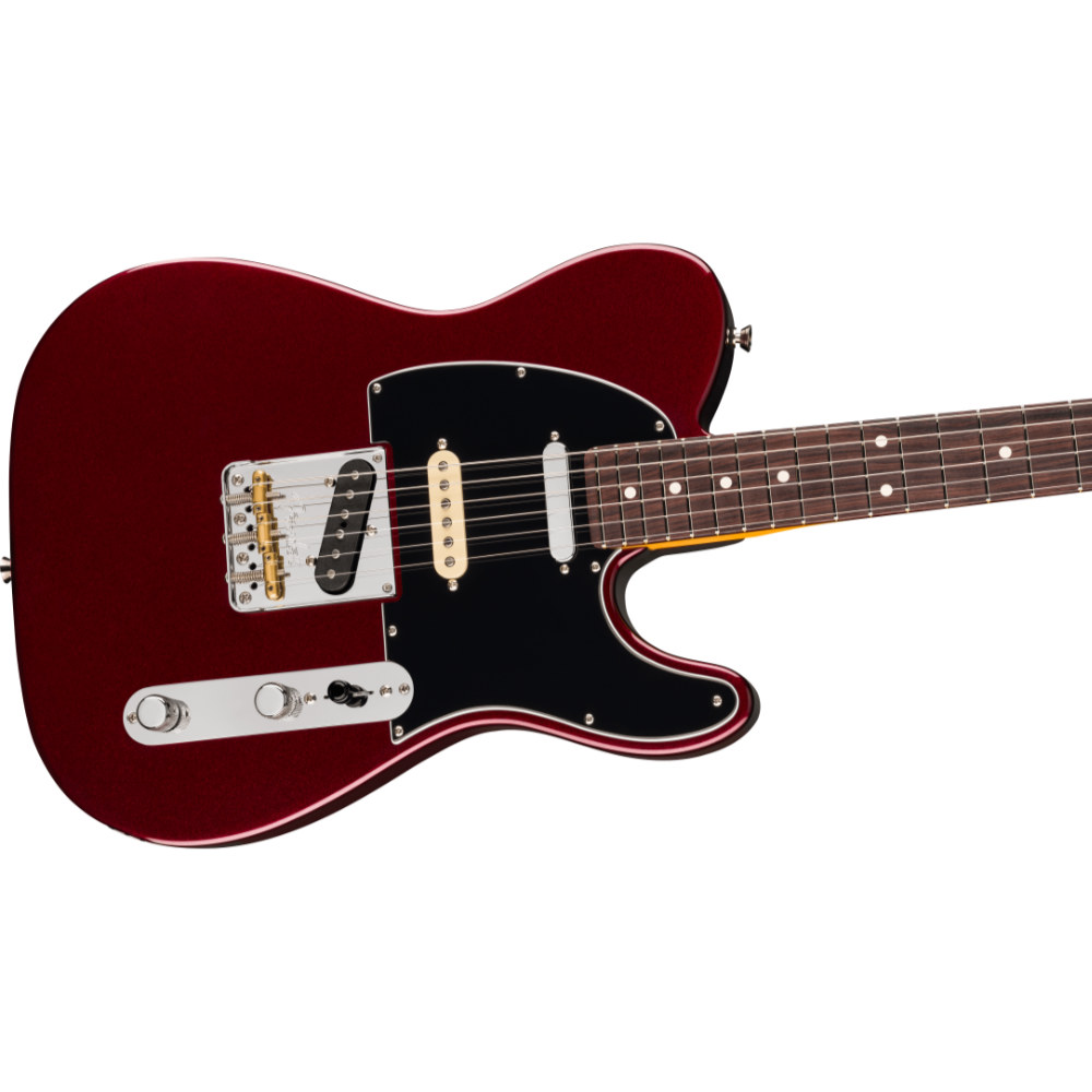 Fender フェンダー American Professional Hot Shot Telecaster RW Oxblood エレキギター テレキャスター ボディ斜めアングル画像