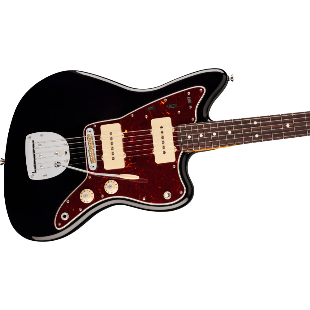 Fender フェンダー American Professional Jazzmaster RW Black エレキギター ジャズマスター ボディ斜めアングル画像