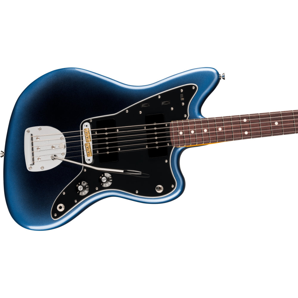Fender フェンダー American Professional Jazzmaster RW Dark Night エレキギター ジャズマスター ボディ斜めアングル画像