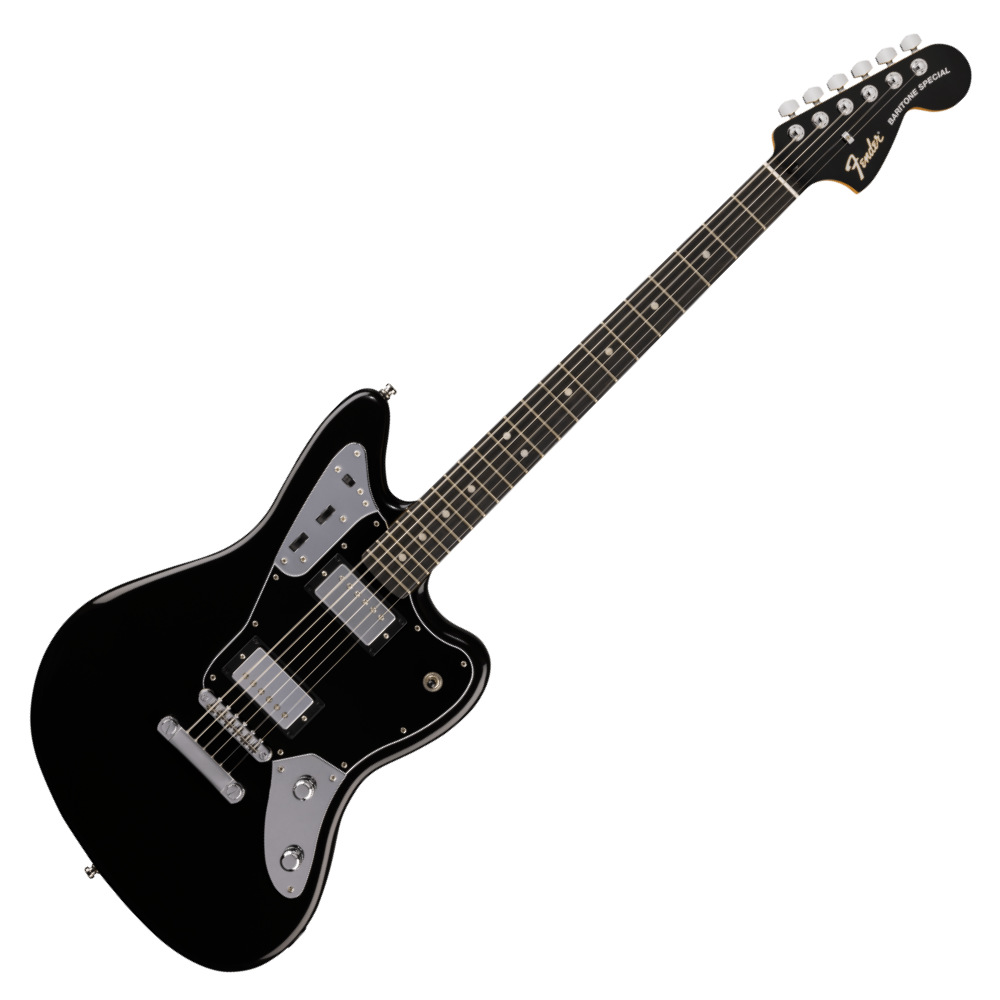 Fender フェンダー Limited Edition Player Fusion Jaguar Baritone EB Black エレキギター バリトン ジャガー