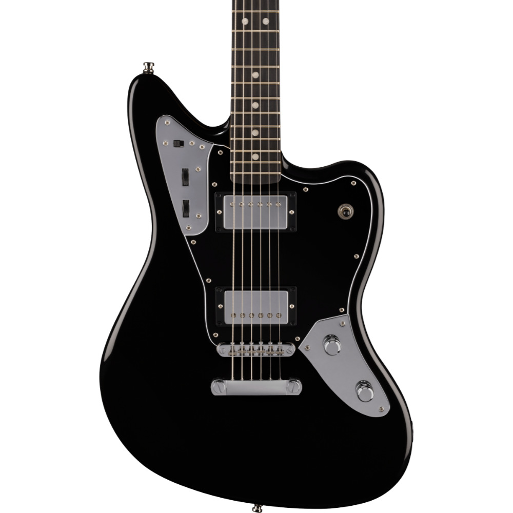 Fender フェンダー Limited Edition Player Fusion Jaguar Baritone EB Black エレキギター バリトン ジャガー ボディ画像