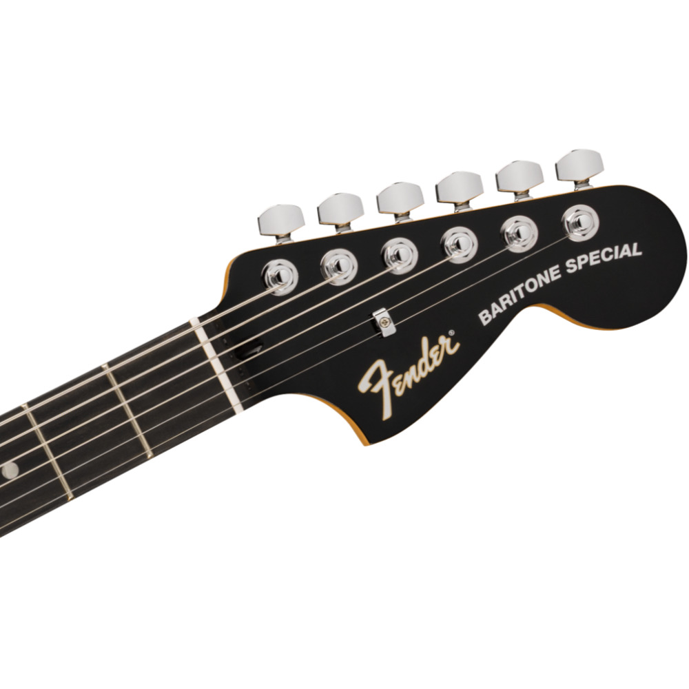 Fender フェンダー Limited Edition Player Fusion Jaguar Baritone EB Black エレキギター バリトン ジャガー ヘッド画像