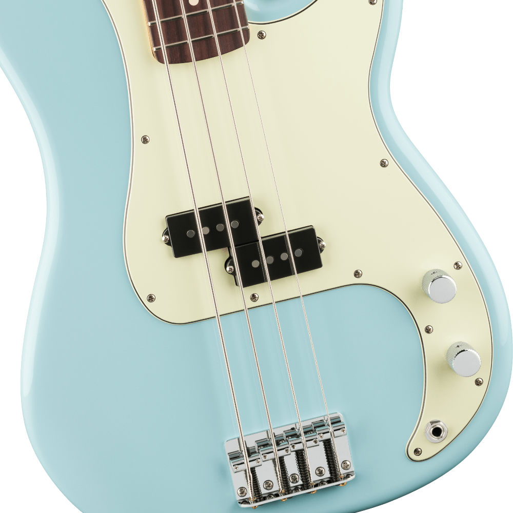 Fender フェンダー 75th Anniversary Player II Precision Bass RW Daphne Blue エレキベース プレシジョンベース ボディ画像