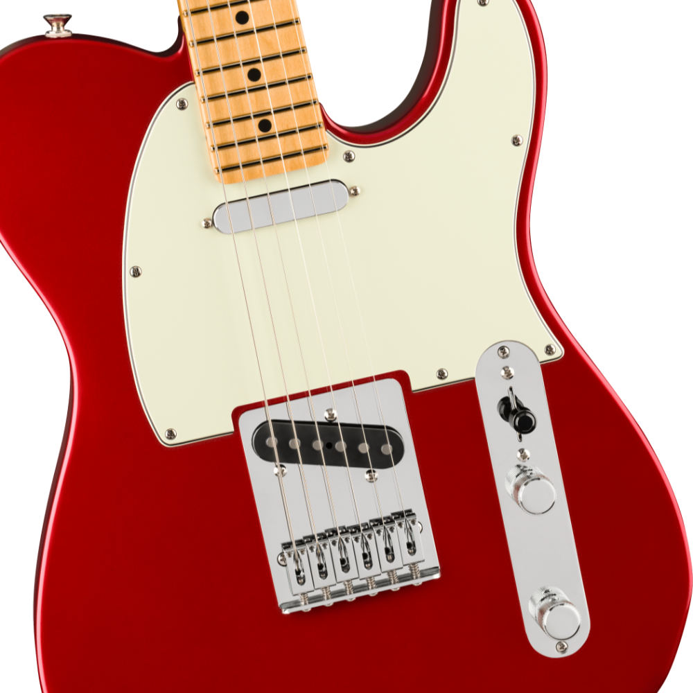 Fender フェンダー 75th Anniversary Player II Telecaster MN Candy Apple Red エレキギター テレキャスター ボディアップ画像