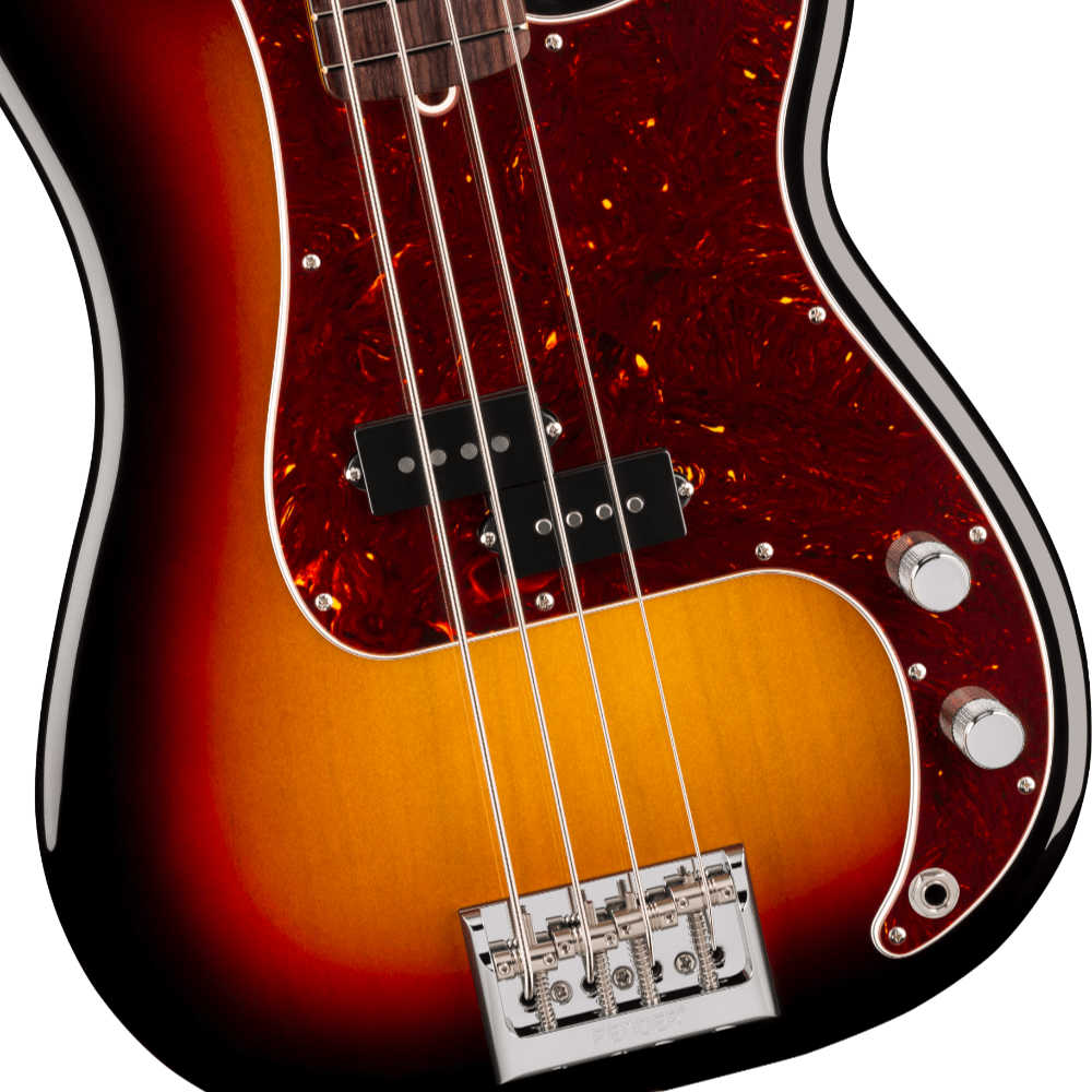 Fender フェンダー American Professional Precision Bass RW 3-Color Sunburst エレキベース プレシジョンベース ボディ画像